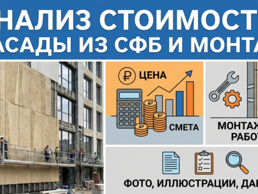 Анализ стоимости фасадных панелей из стеклофибробетона и работ по их монтажу