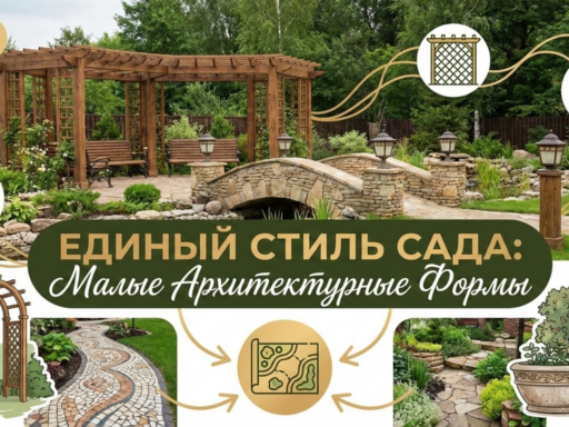 Как создать единый стиль на участке с помощью ландшафтных малых архитектурных форм