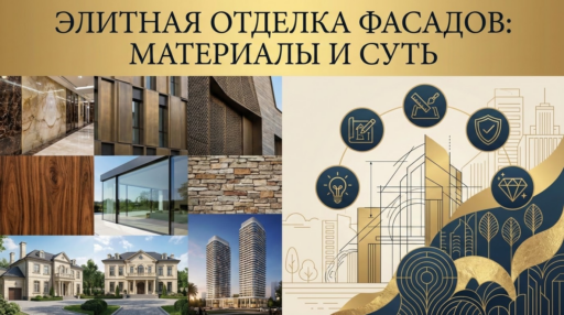 Что такое элитная отделка фасадов и какие материалы для нее используются?