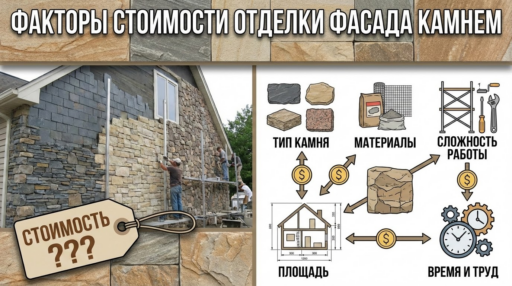 Факторы, влияющие на итоговую стоимость отделки фасада камнем