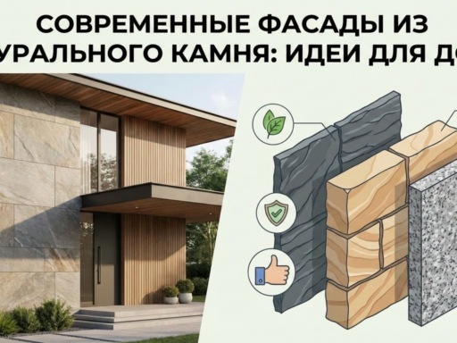 Идеи для фасада из натурального камня: современные решения для частного дома