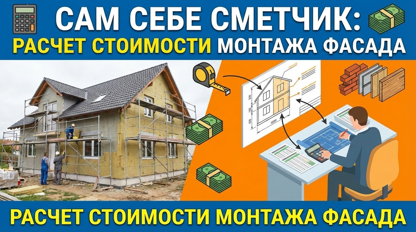 Как самостоятельно рассчитать примерную стоимость монтажа фасада?