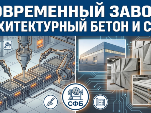 Как устроен современный завод по производству архитектурного бетона и СФБ?
