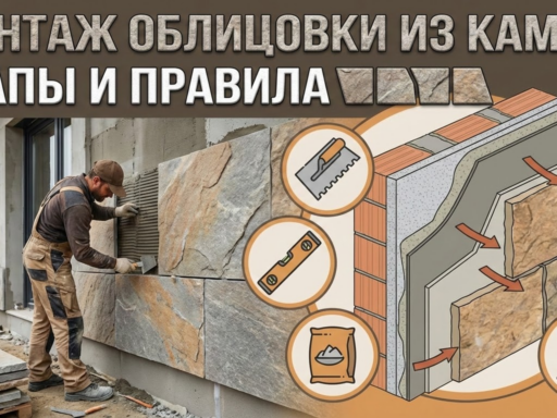 Ключевые этапы и правила монтажа облицовки из натурального камня