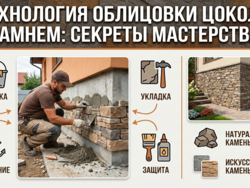 Особенности технологии облицовки цоколя дома камнем