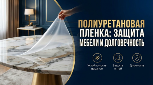 Полиуретановая пленка для мебели: преимущества и срок службы покрытия