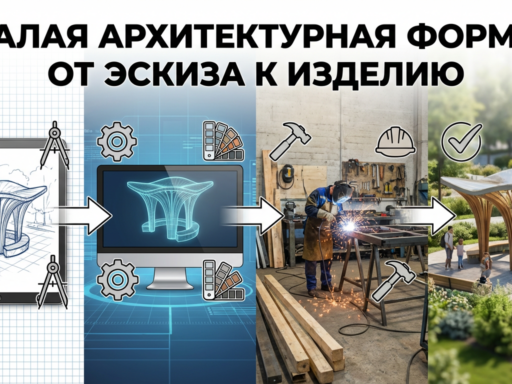 Процесс создания малой архитектурной формы на заказ: от эскиза до готового изделия