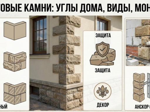 Рустовые камни (руст) для отделки углов дома: виды, функции и особенности монтажа