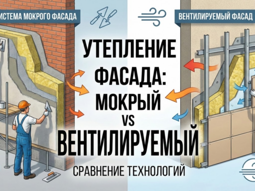 Сравнение технологий утепления под мокрый и вентилируемый фасад