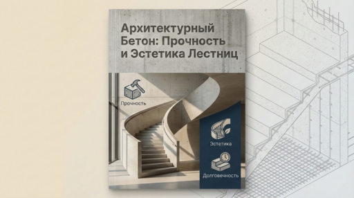 Ступени и лестницы из архитектурного бетона: сочетание прочности и эстетики
