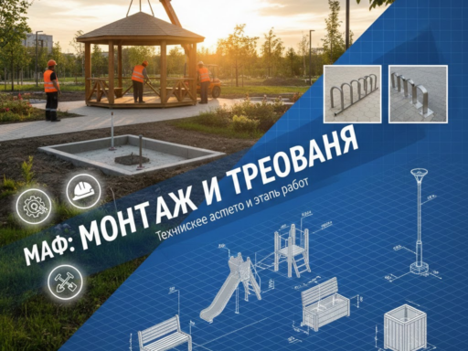Установка малых архитектурных форм (МАФ): технические требования и этапы работ