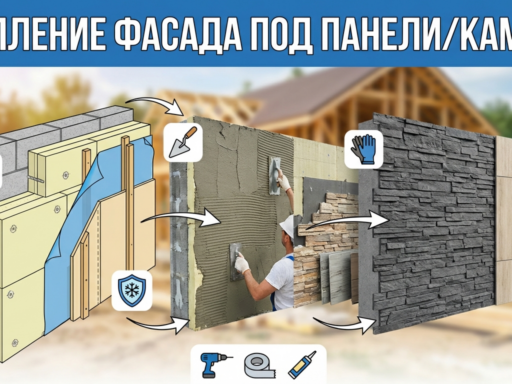 Как правильно утеплить фасад частного дома снаружи под отделку панелями или камнем