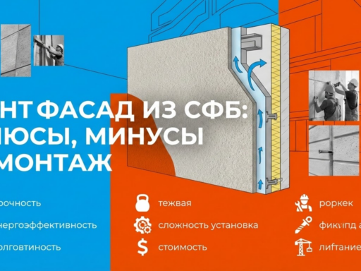 Вентилируемый фасад из стеклофибробетона: плюсы, минусы и особенности монтажа