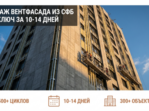 Облицовка фасадов зданий камнем — как мы делали фасад бизнес-центра за 4 месяца