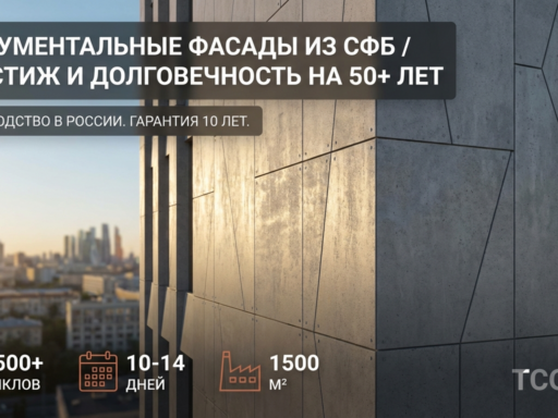 Производство архитектурного бетона: как создаётся материал для премиальных фасадов