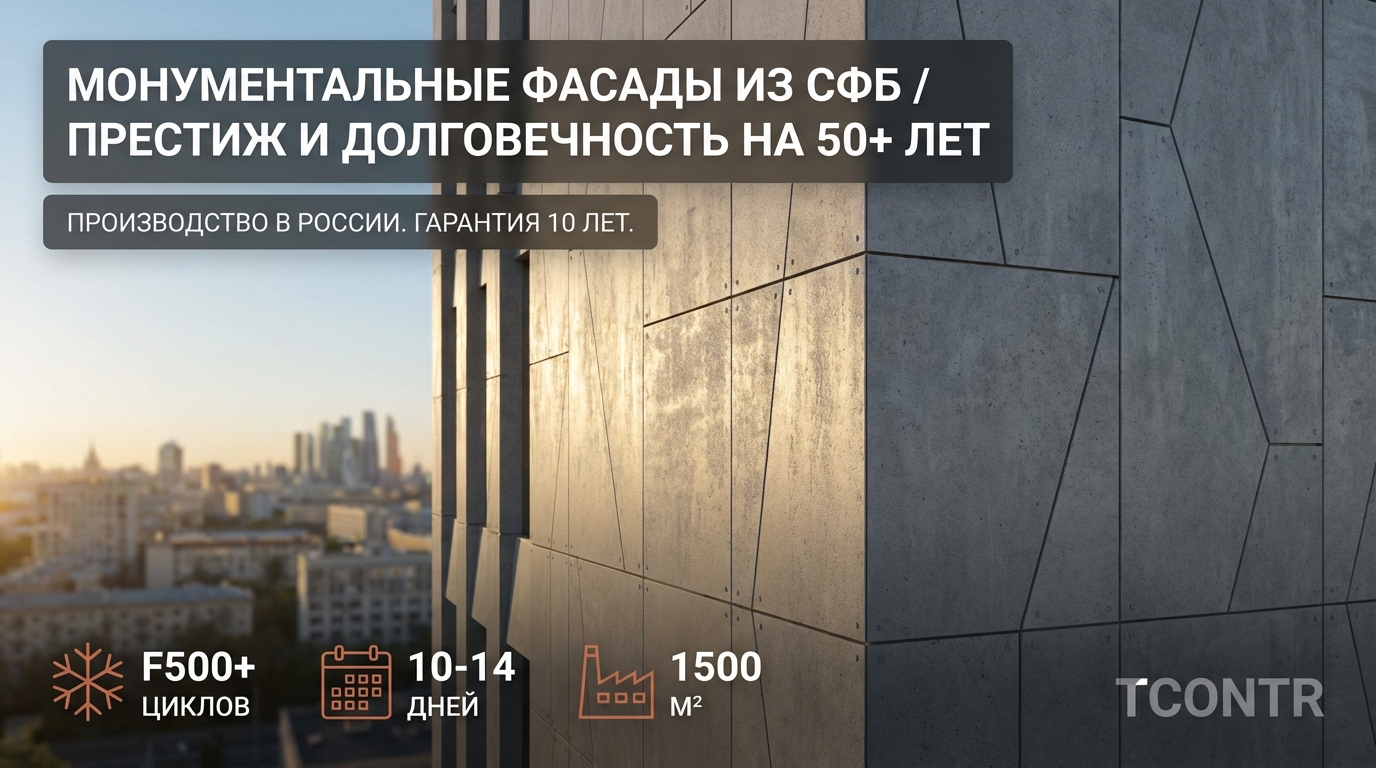 Производство архитектурного бетона: как создаётся материал для премиальных фасадов